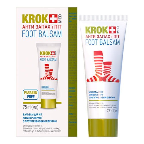 Balsam antyperspirant na przykry zapach i pocenie się stóp