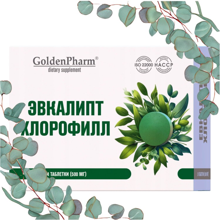 Eukaliptus i Chlorofil 24 tab. Chlorofillipt