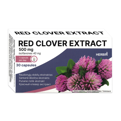 Czerwona koniczyna ekstrakt 500 mg