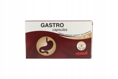 Gastro Herbin Trawienie Wątroba 30 kaps