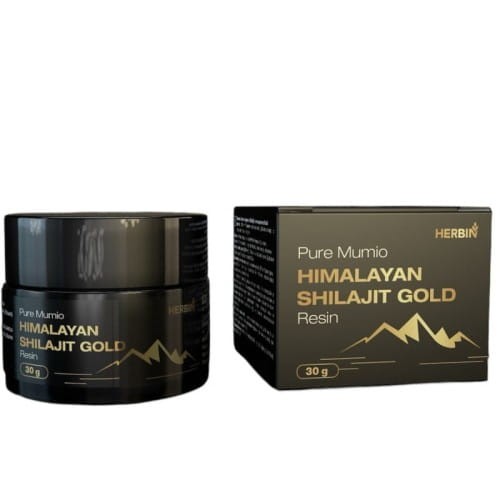 Mumio himalajskie żywe shilajit gold pasta herbin 30g