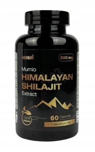 Mumio Shilajit 500mg 60 kapsułek Regeneracja