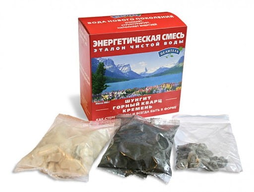 Energetyczna mieszanka szungit krzem kwarc 450 g – opakowanie naturalnego filtra do wody