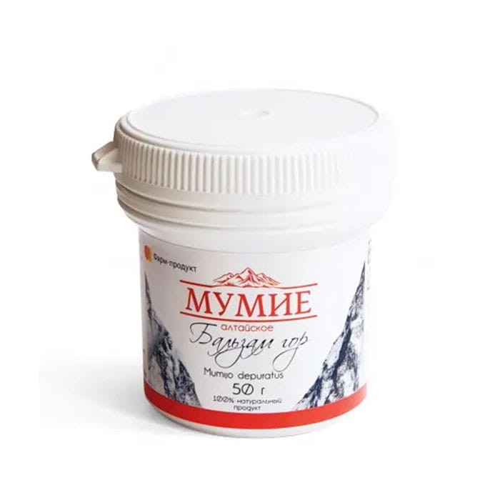 Mumio Shilajit Ałtajskie 50g - oryginalna żywica/pasta z Gór Ałtaj